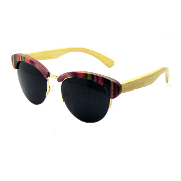 Diseño atractivo gafas de sol de madera (sz5686-2)